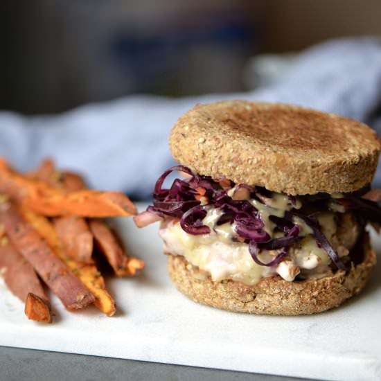 Turkey Slaw Burger