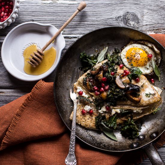 Buttered Hazelnut Crepes