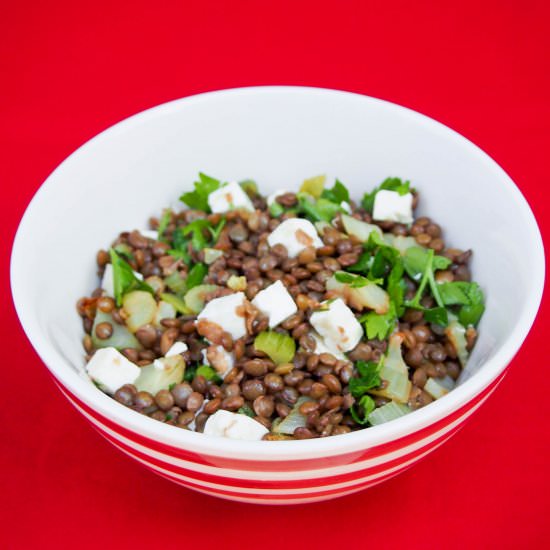 French Lentil Salad w/ Feta