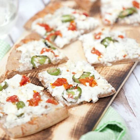 Jalapeno Popper White Pizza