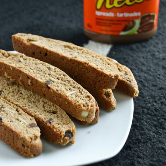 Reese Spread and Almond Biscotti