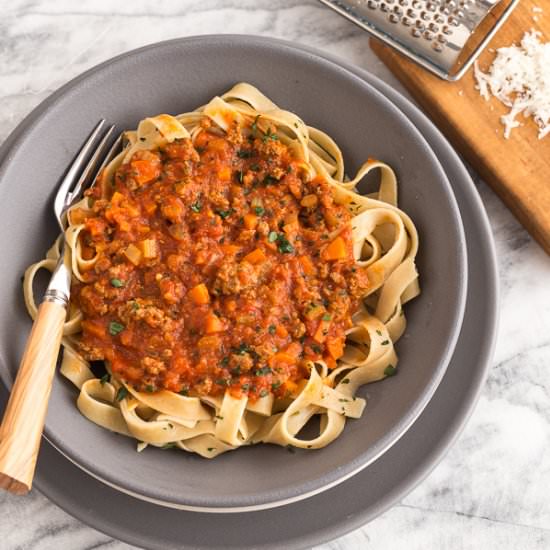 Bison Bolognese Meat Sauce