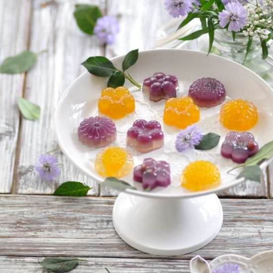 Purple Sweet Potatoes Pumpkin Yokan