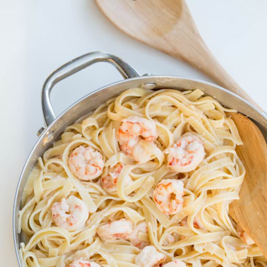 Creamy Shrimp Scampi