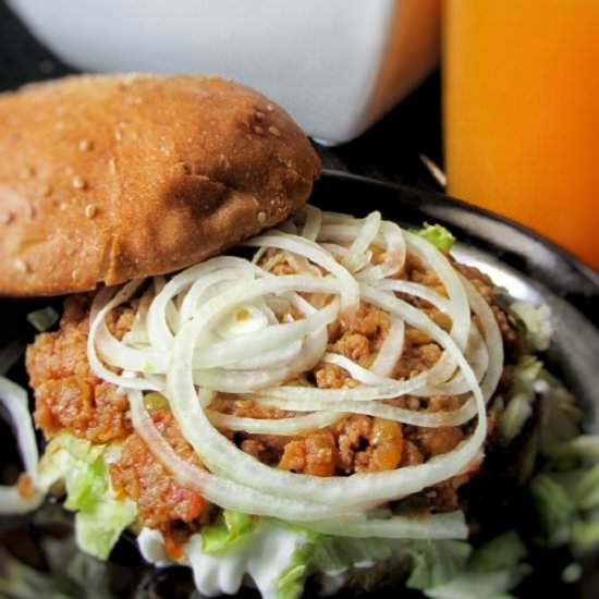 Minced Meat Burger Buns