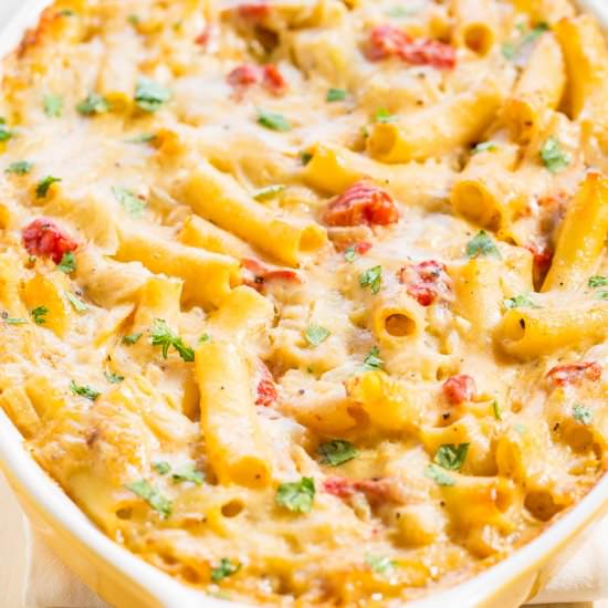 Three Cheese Baked Ziti