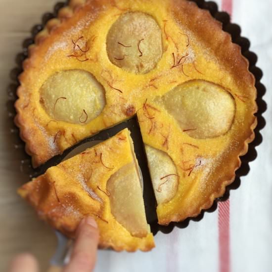 Saffron & Pear Clafoutis