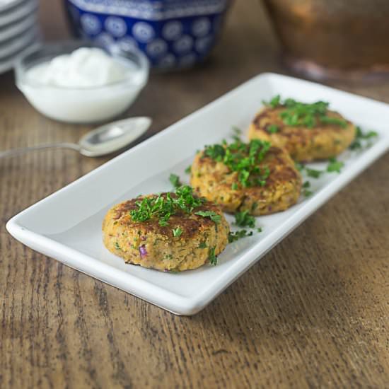 Turkish Chickpea Burgers