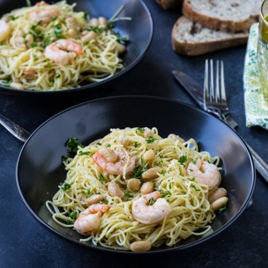 Chutney Shrimp Pasta