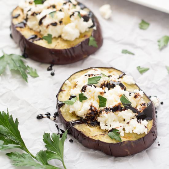Grilled Eggplant with Ricotta