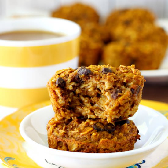 Pumpkin Oatmeal Muffins