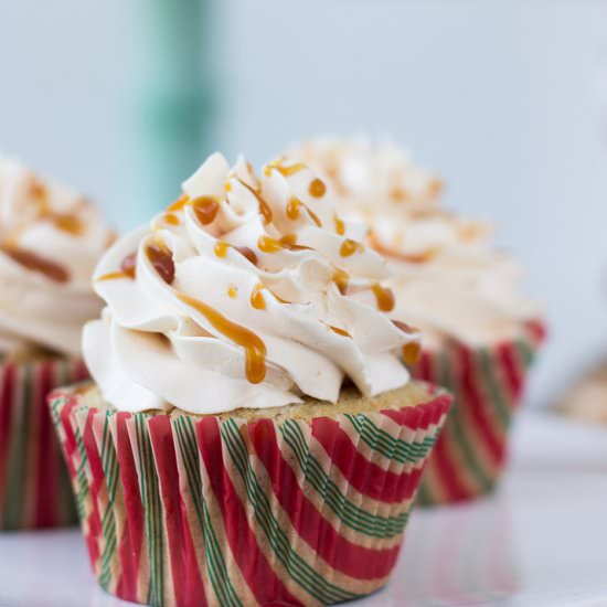 Salted Caramel Apple Cupcakes