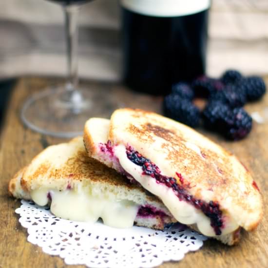 Blackberry & Brie Grilled Cheese