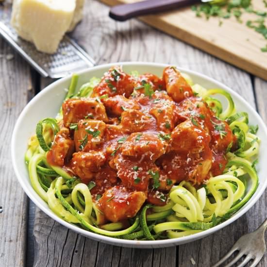 Creamy Crock-Pot Chicken Arrabbiata