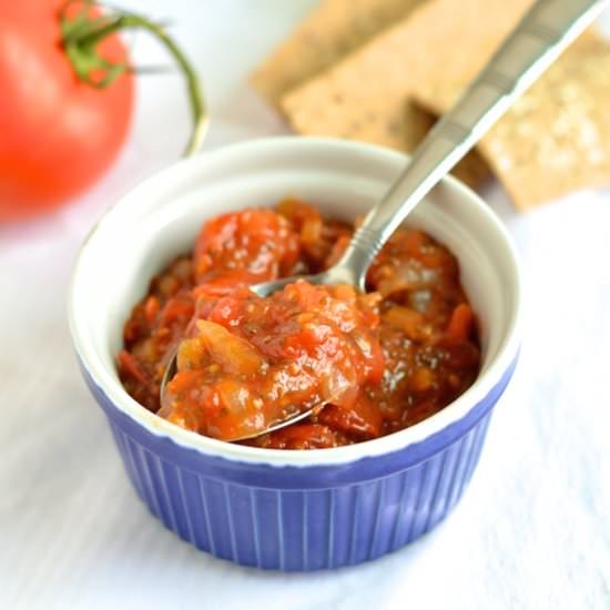 Easy Tomato Chia Seed Jam