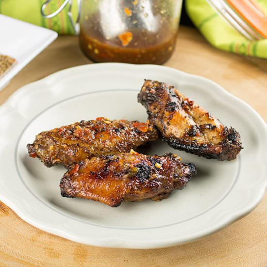 Grilled Jerk Chicken Wings