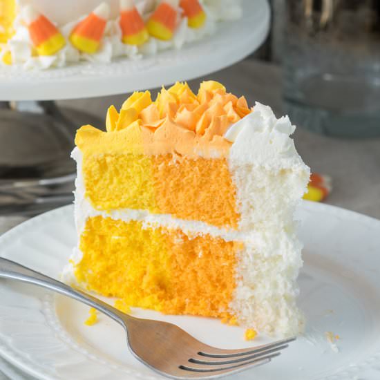 Candy Corn Layer Cake