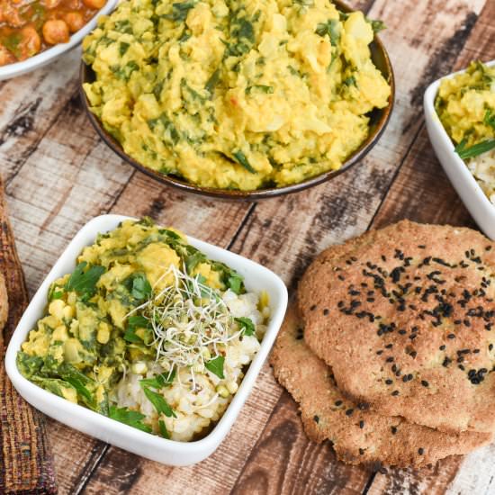 Indian Cauliflower Red Lentil Stew