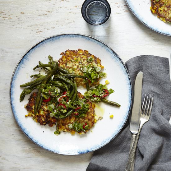Corn and Squash Fritters