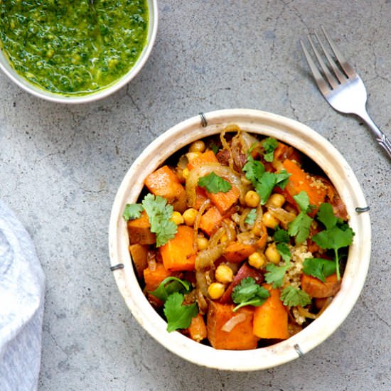 Spiced Chickpea and Sweet Potato Salad