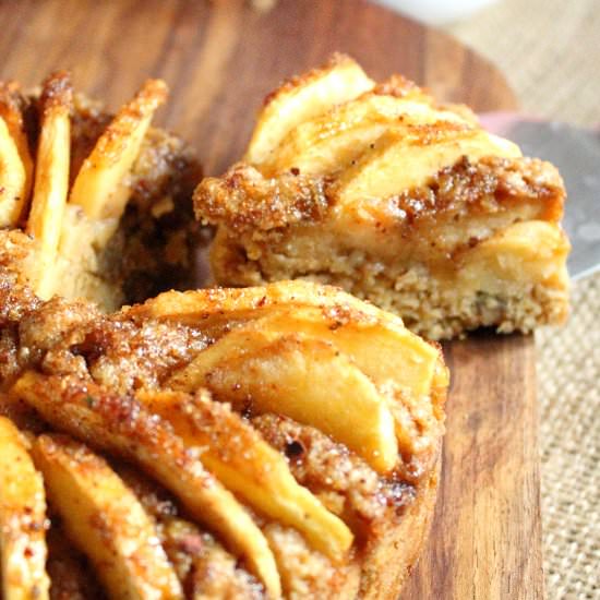 Apple and Brandy Syrup Cake