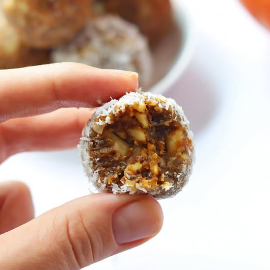 GF Pumpkin Pie Energy Bites