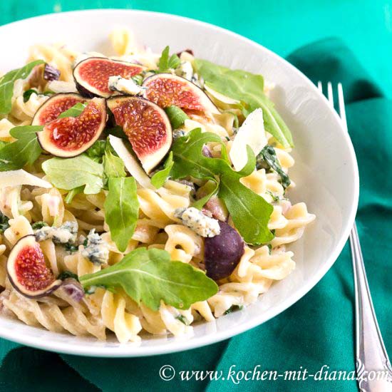 Pasta with Gorgonzola and Figs