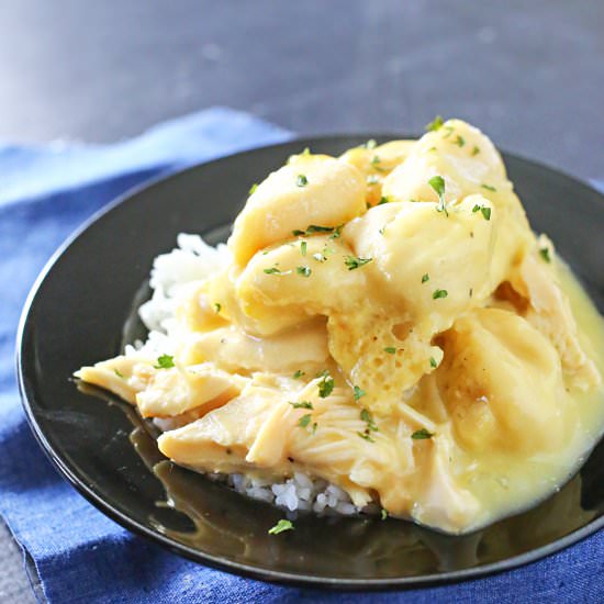 Chicken & Dumplings Rice Bowl