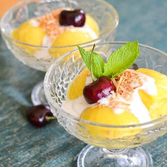 Tropical Mango Sundae