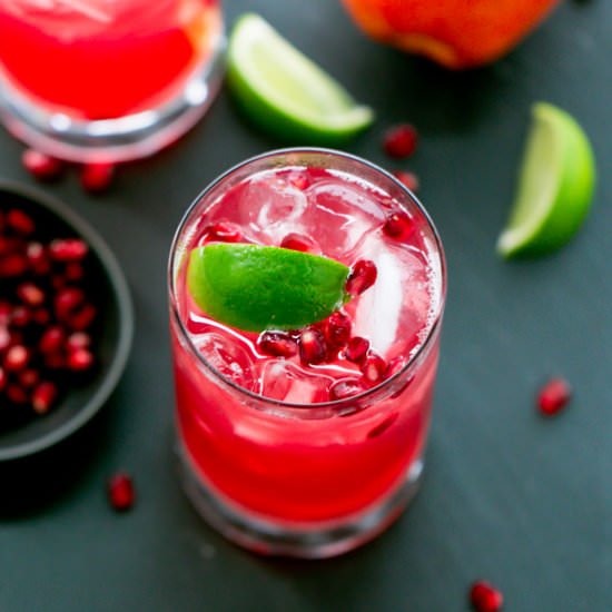 Cider-Pomegranate Refresher