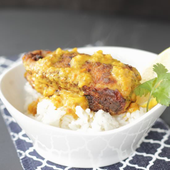 Curried Red Snapper