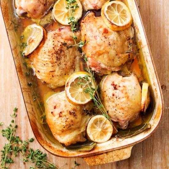Oven Baked Lemon Chicken
