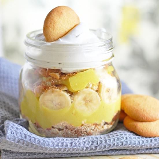 Banana Cream Pie in a Jar