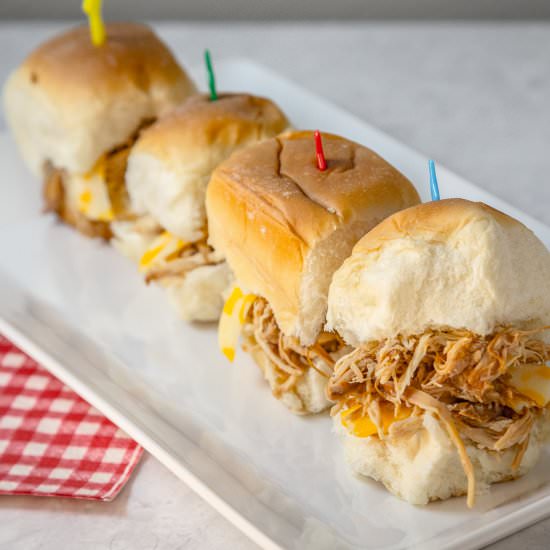 Tailgate Peach BBQ Sliders