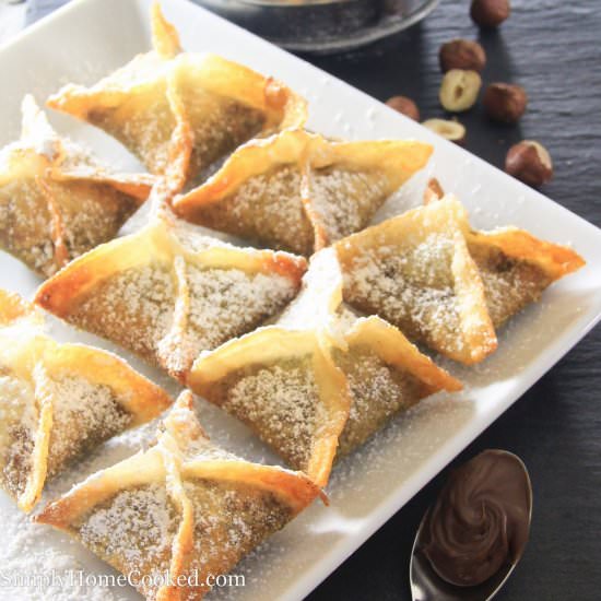Nutella Wontons
