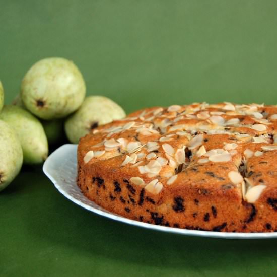 Pear And Sweet Wine Cake