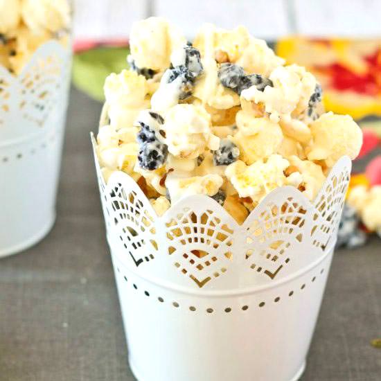 Blueberries and Cream Popcorn