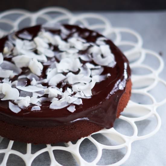 Chocolate & Coconut Cake
