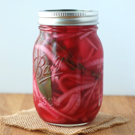 Herb and Hot Sauce Pickled Onions