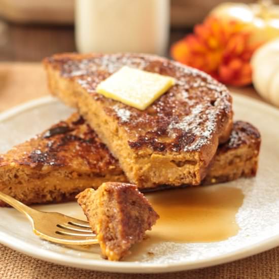 Pumpkin Cheesecake French Toast