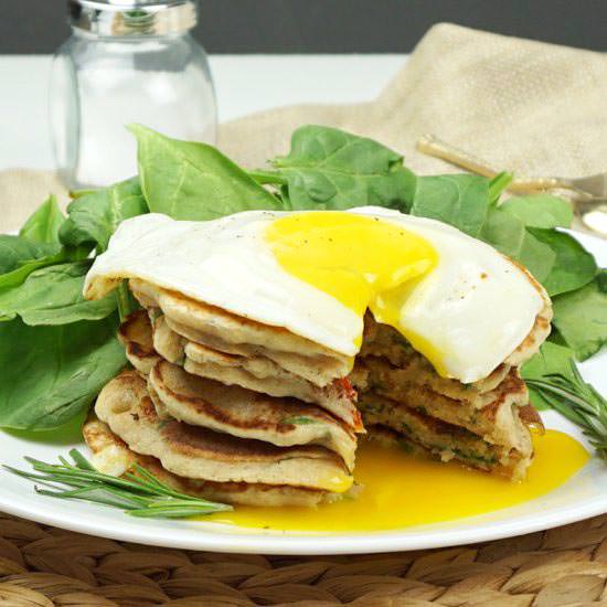 Savory Sun-dried Tomato Pancakes