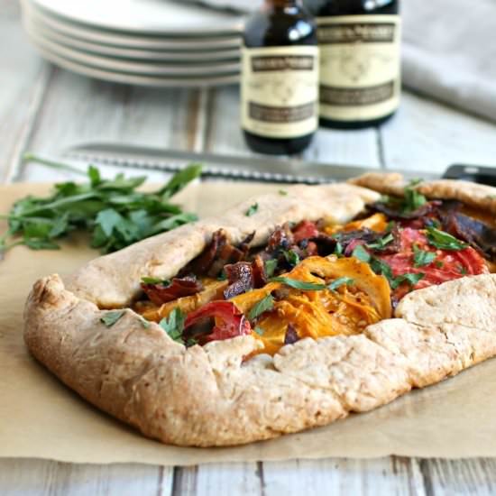 Maple Bacon and Tomato Tart