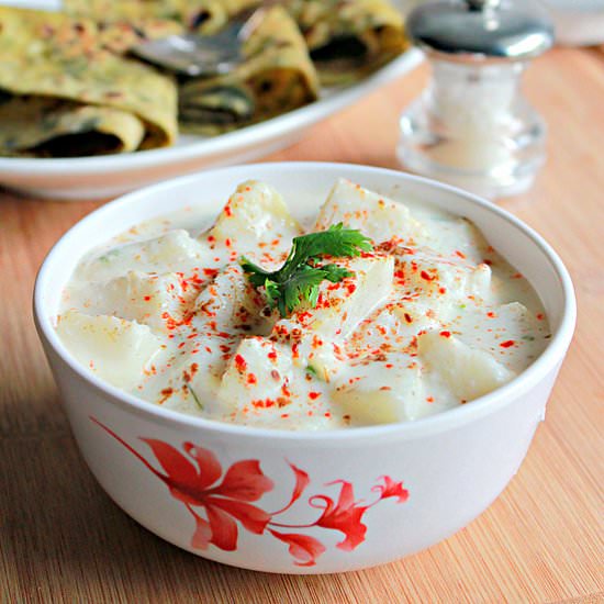 Potatoes With Yogurt And Spices