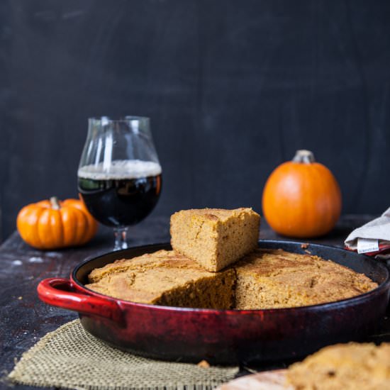 Pumpkin Ale Cornbread
