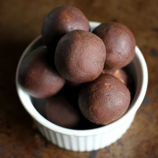 No Bake Brownie Bites