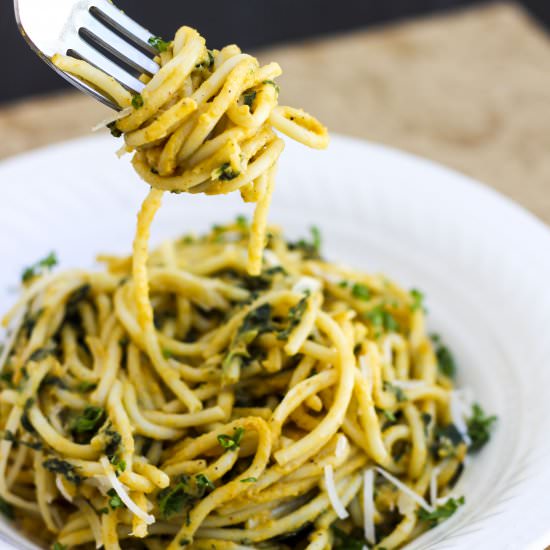 Butternut Squash Spinach Pasta Sauce