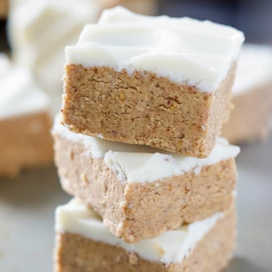 No Bake Vanilla Almond Butter Bars