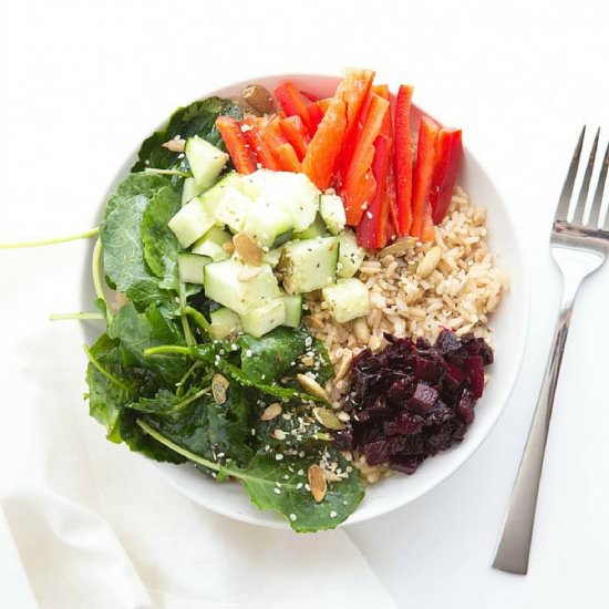 Asian Brown Rice Bowl