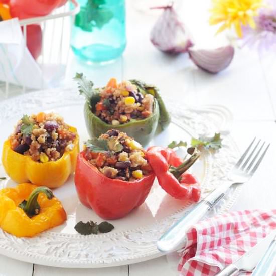 Quinoa Stuffed Bell Pepper