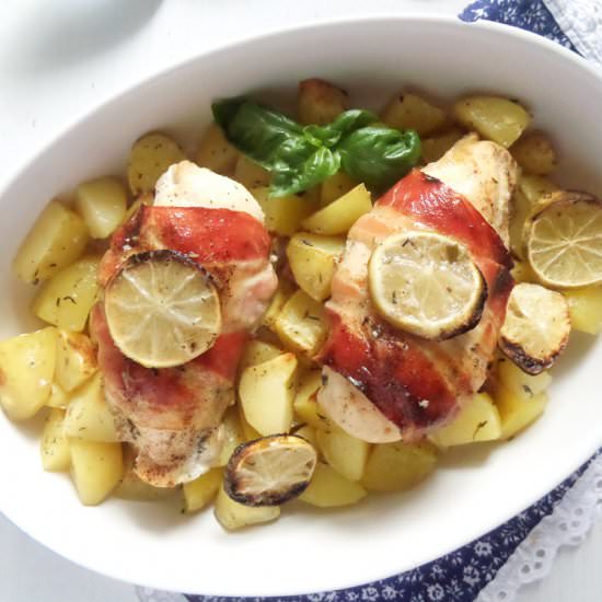 Chicken with Bacon and Herbs